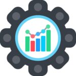 benchmarking flat icon vector